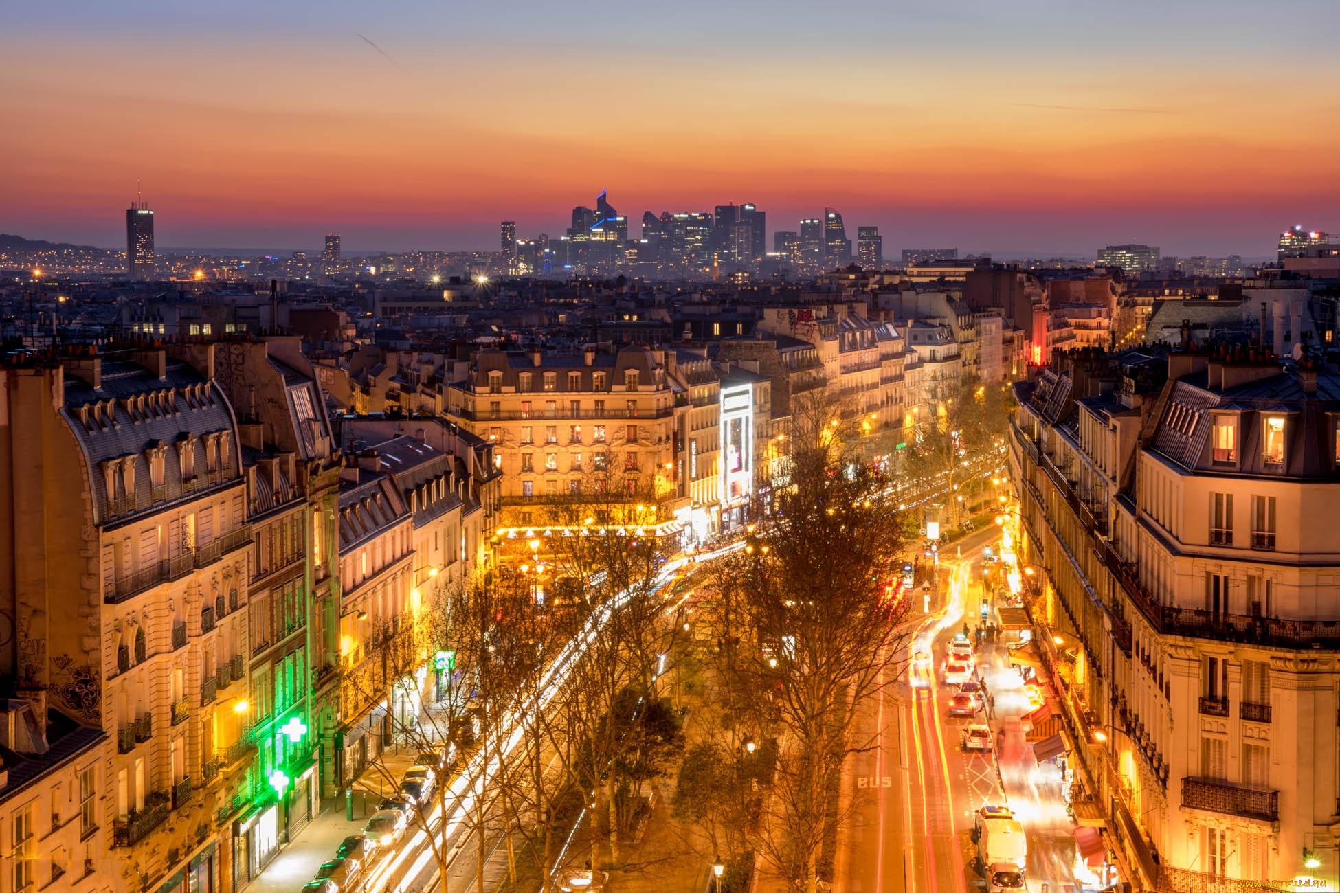 la d&, 233, fense depuis pigalle, ,  , , , 